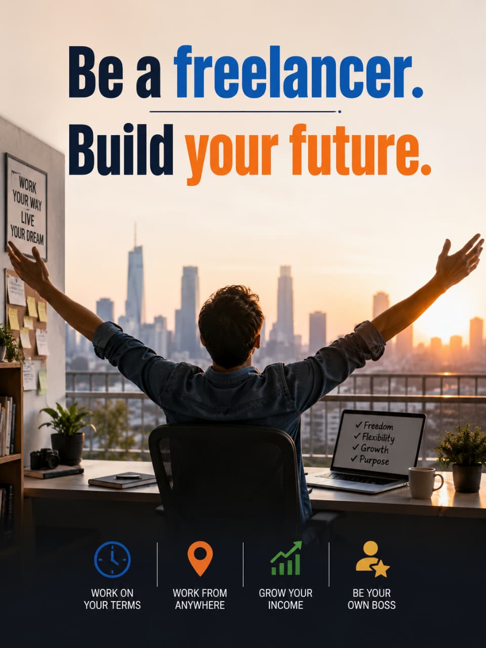 Be a freelancer. Build your future.